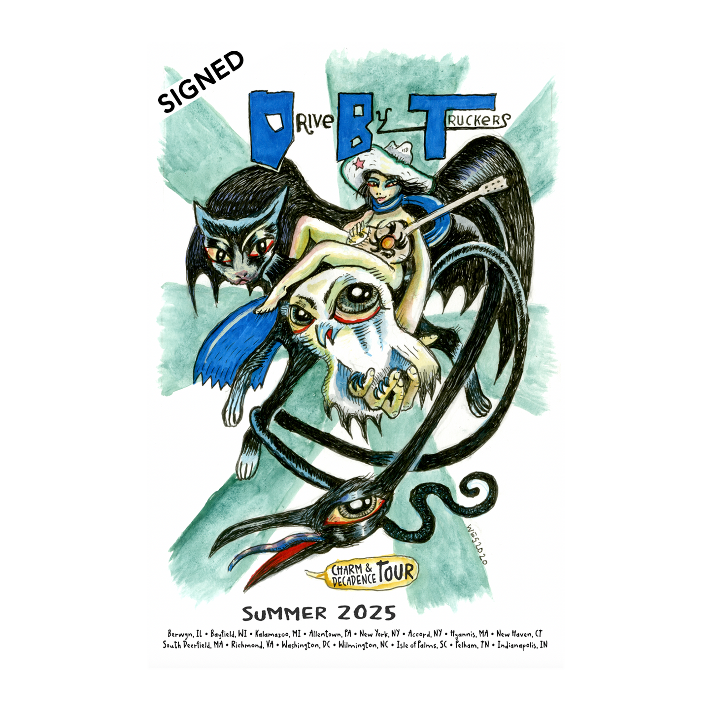 Charm & Decadence Leg 2 Tour Poster (SIGNED)